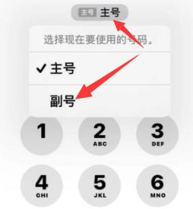 长安苹果14维修店分享iPhone 14 Pro Max使用副卡打电话的方法 