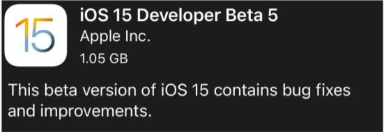 长安苹果手机维修分享如何升级到iOS15.0 beta5 