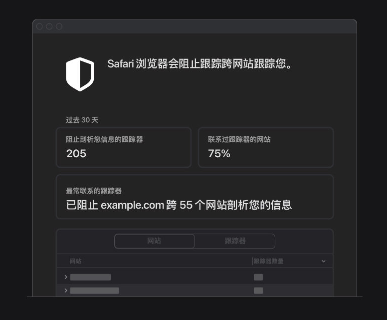 长安苹果手机维修分享如何在 Safari 浏览器中查看和打开隐私报告 